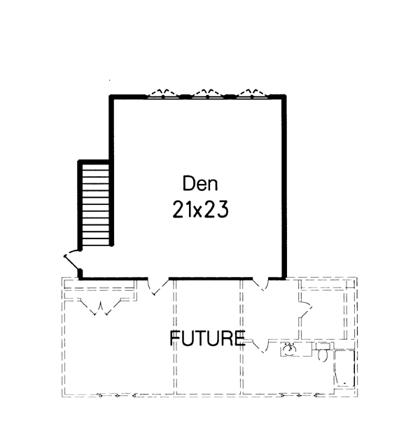 House Plan 60334 Level Two