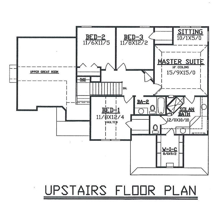 House Plan 60637 Level Two