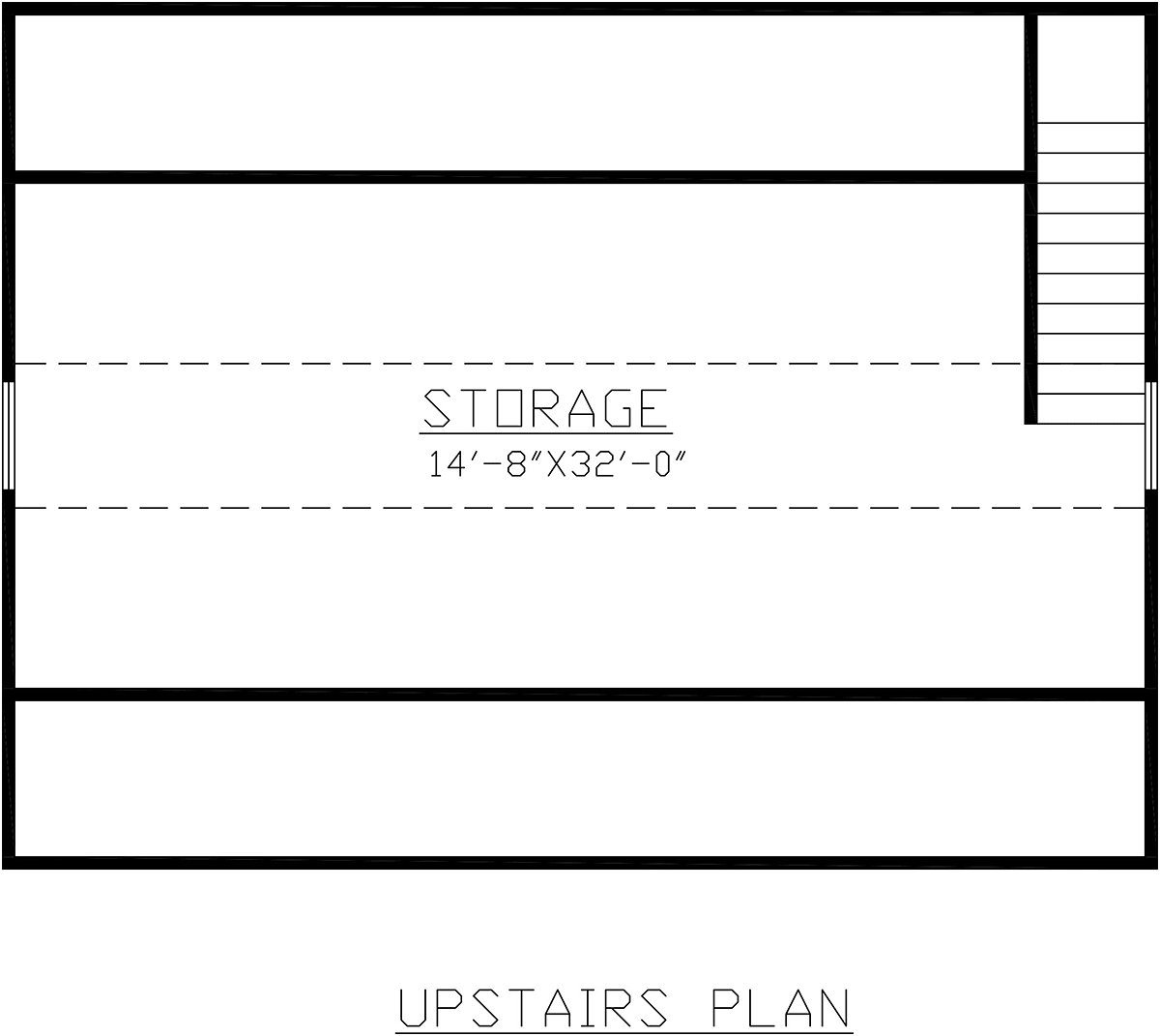 Garage Plan 60685 - 3 Car Garage Level Two