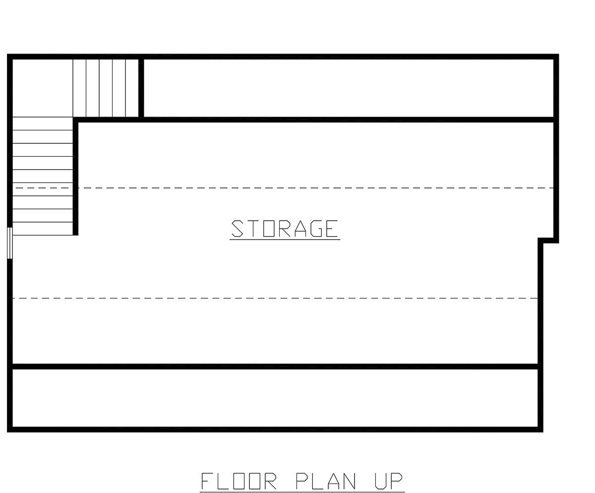Garage Plan 60688 - 3 Car Garage Level Two