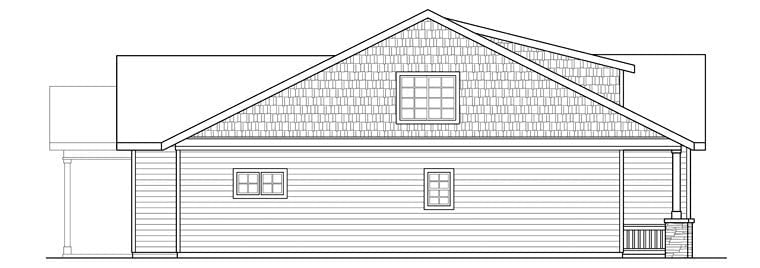 Bungalow, Contemporary, Craftsman, Ranch Plan with 1763 Sq. Ft., 3 Bedrooms, 3 Bathrooms, 2 Car Garage Picture 8