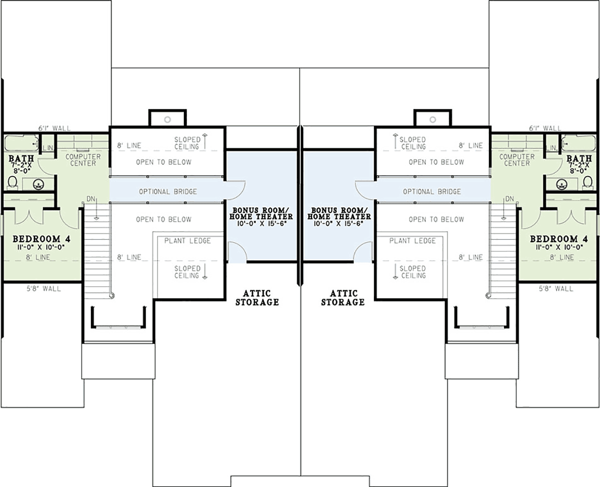 Multi-Family Plan 61029 Level Two