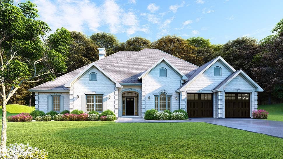 Traditional Plan with 2525 Sq. Ft., 4 Bedrooms, 3 Bathrooms, 2 Car Garage Picture 14