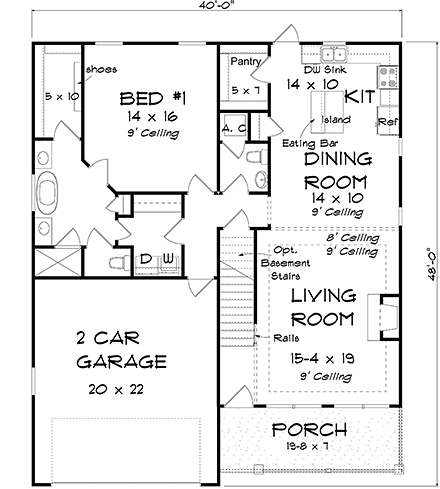 First Level Plan