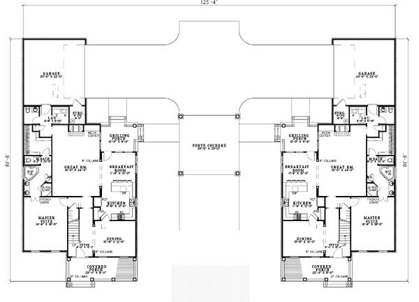 Multi-Family Plan 62140 Level One