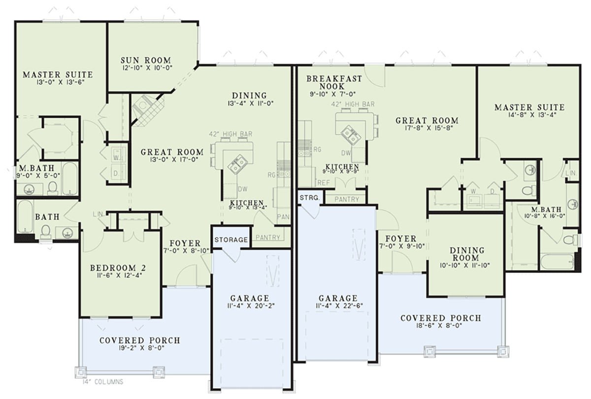 Multi-Family Plan 62146 Level One