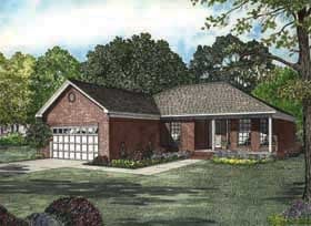 Plan 62164 - 1325 Square Feet