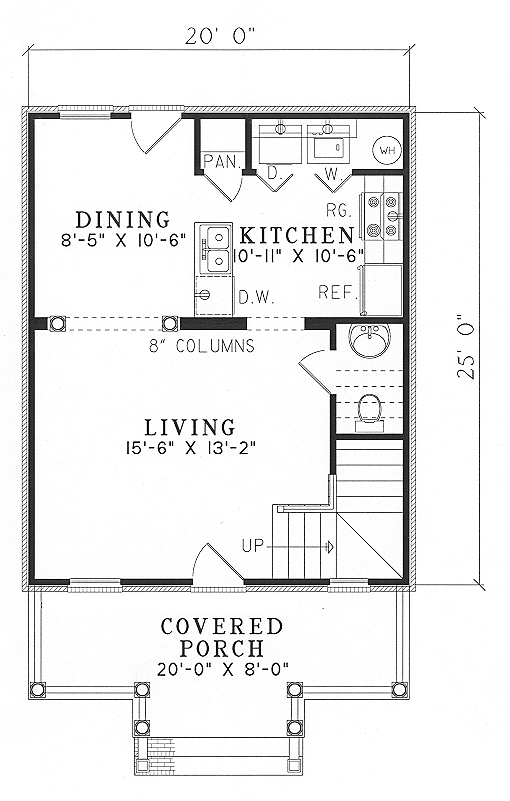 House Plan 62323 Level One