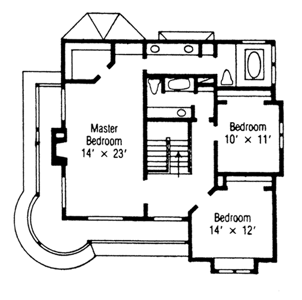 House Plan 62409 Level Two