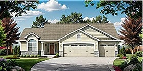 Plan 62551 - 1296 Square Feet