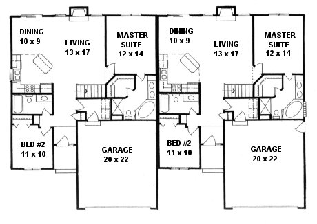 Multi-Family Plan 62626 Level One