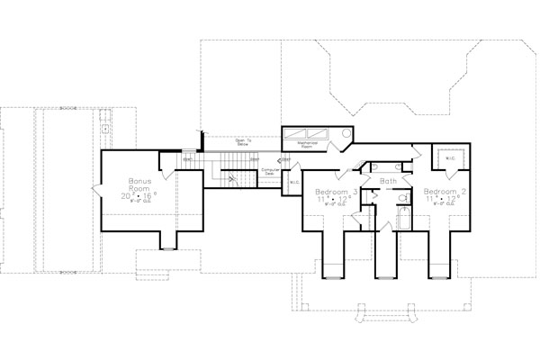 House Plan 63381 Level Two