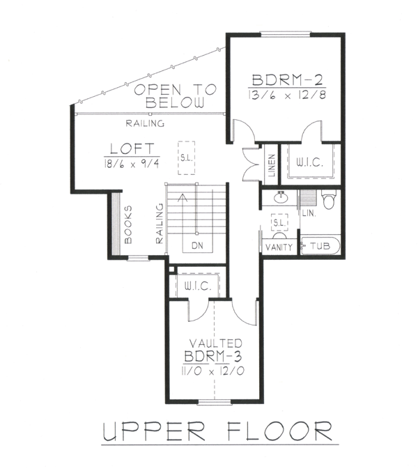 House Plan 63545 Level Two