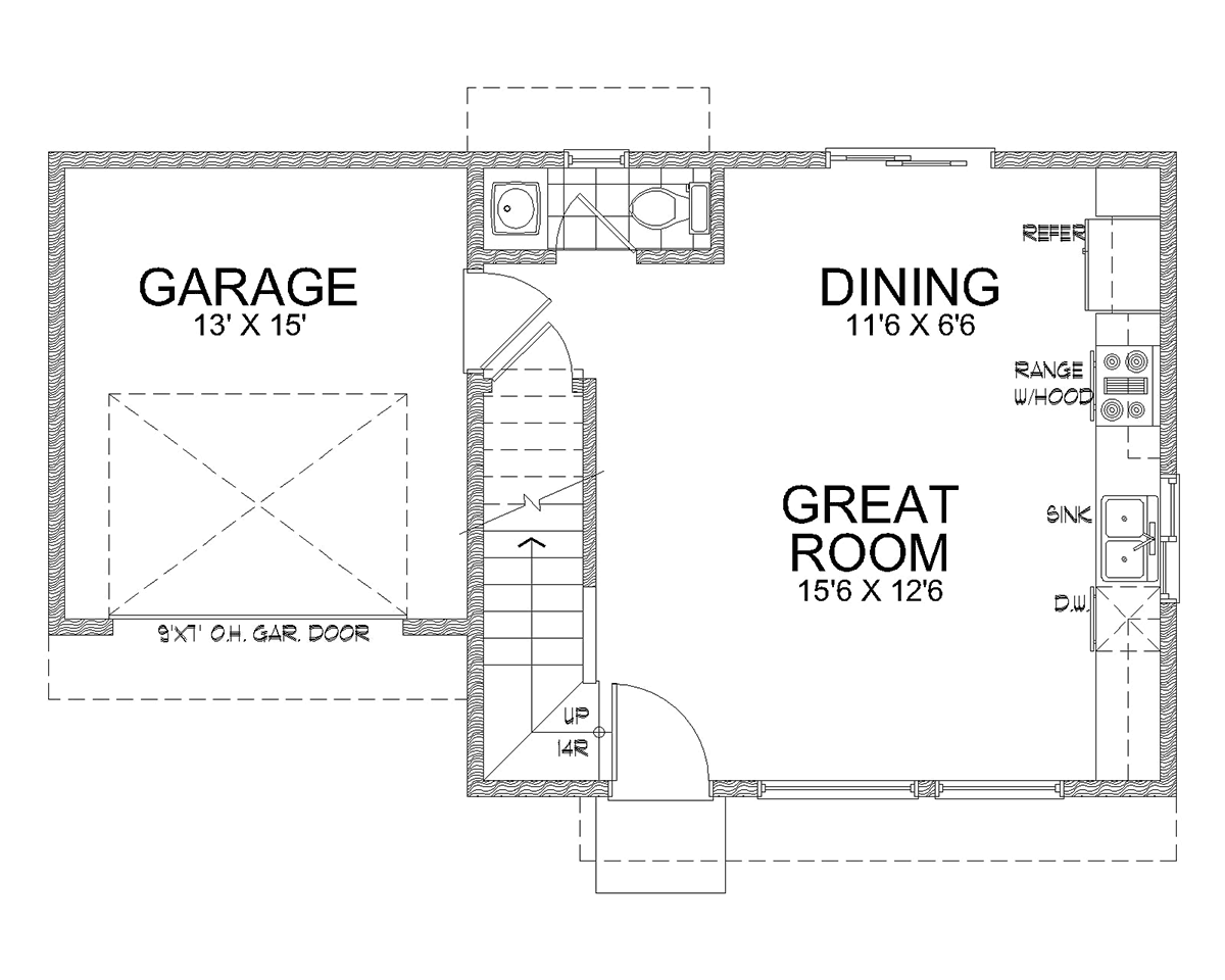 House Plan 63569 Level One