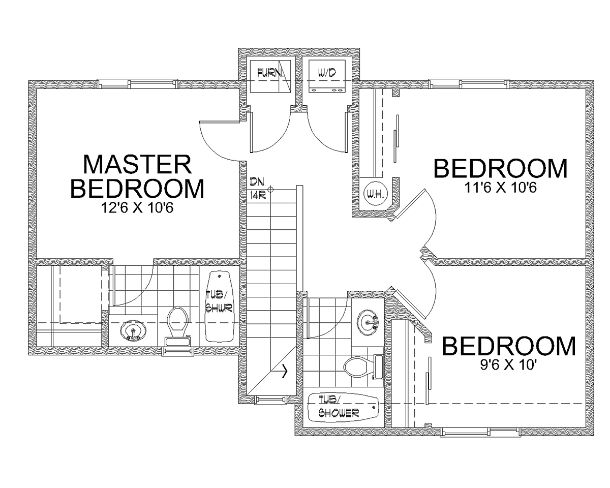 House Plan 63569 Level Two