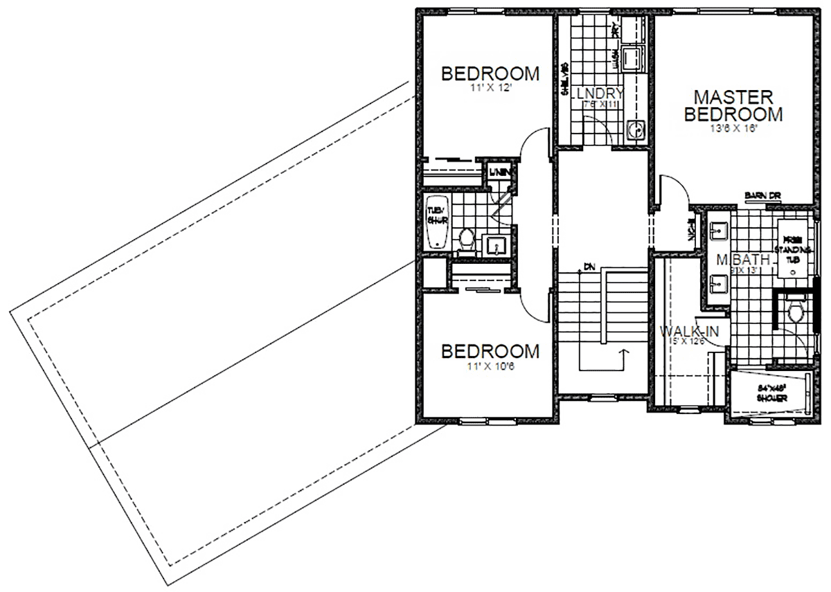 House Plan 63582 Level Two