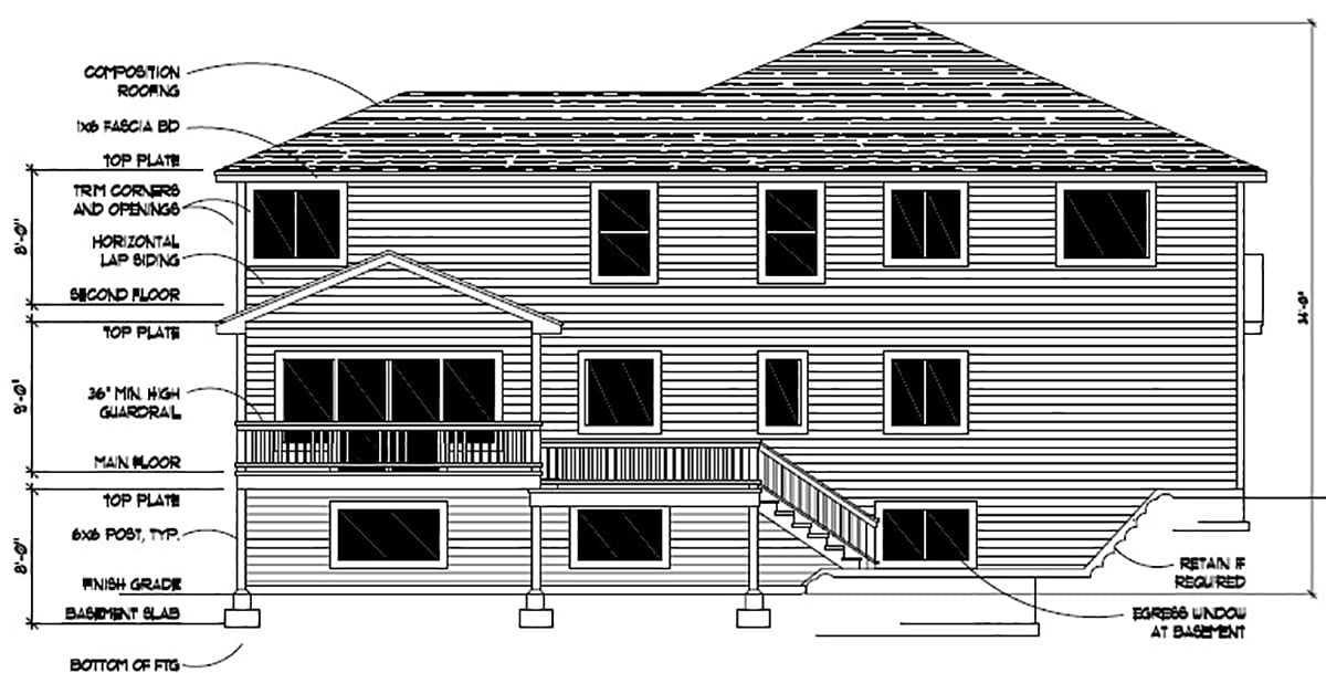 Rear Elevation