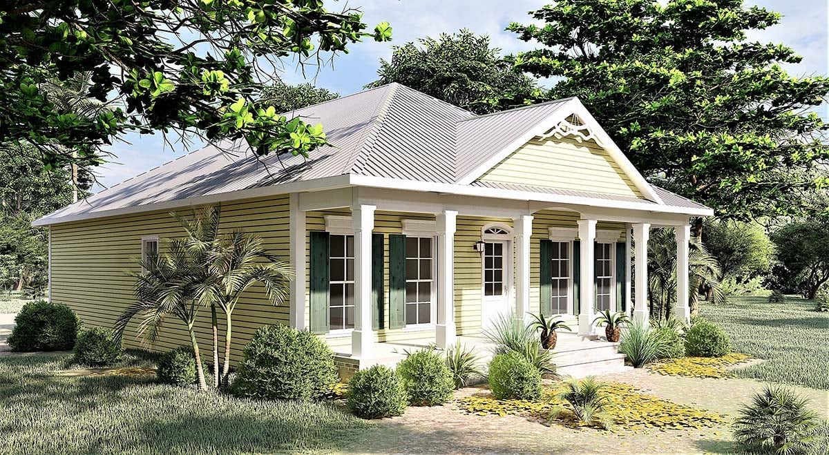 Colonial, One-Story, Southern Plan with 1587 Sq. Ft., 3 Bedrooms, 2 Bathrooms Picture 2