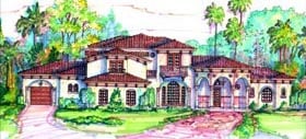 Plan 64718 - 4541 Square Feet