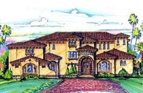 Plan 64724 - 4825 Square Feet