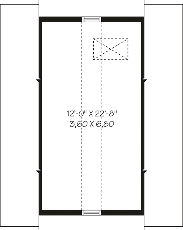 Garage Plan 64833 - 1 Car Garage Level Two