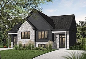 Plan 64923 - 3310 Square Feet