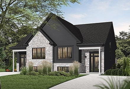 Plan 64923 - 3310 Square Feet