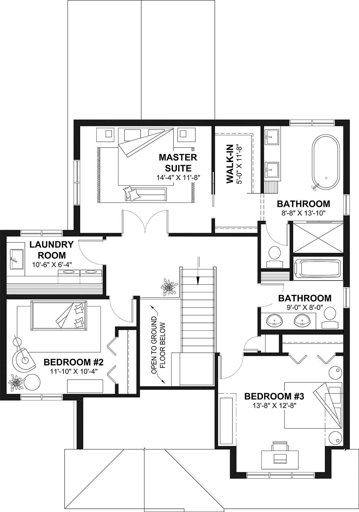 House Plan 65311 Level Two