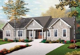 Plan 65574 - 1977 Square Feet