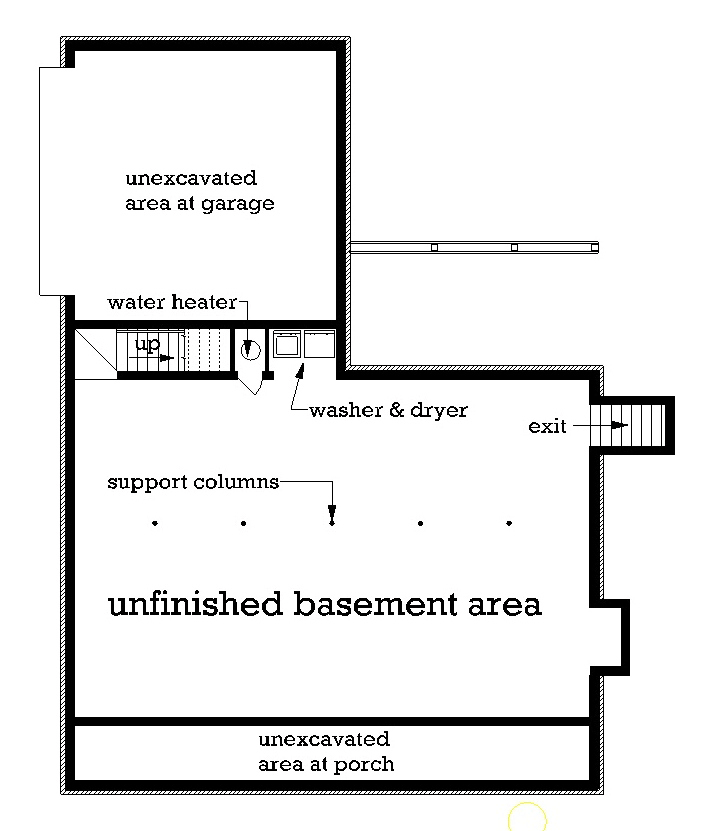 House Plan 65648 Lower Level