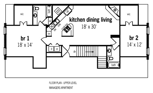 House Plan 65713 Level Two