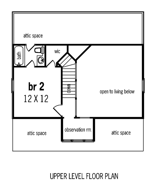 House Plan 65754 Level Two