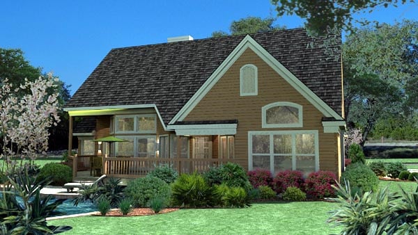 Traditional Plan with 1675 Sq. Ft., 3 Bedrooms, 2 Bathrooms, 2 Car Garage Picture 3