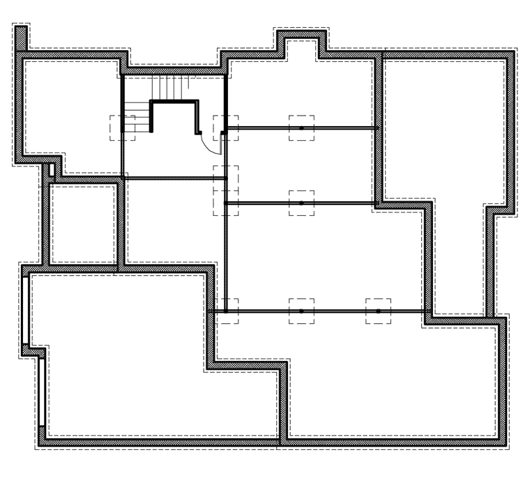 House Plan 65868 Lower Level