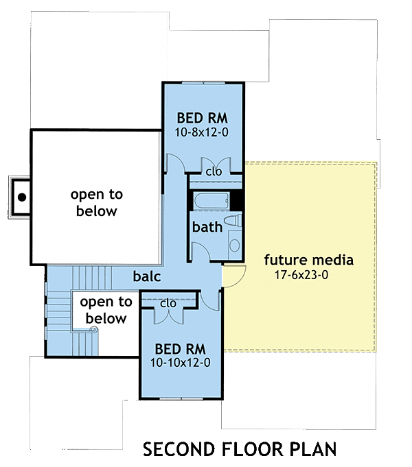 House Plan 65868 Level Two