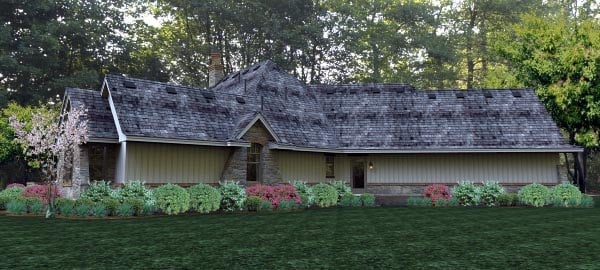 Cottage, Craftsman, Tuscan Plan with 2495 Sq. Ft., 3 Bedrooms, 3 Bathrooms, 3 Car Garage Picture 8