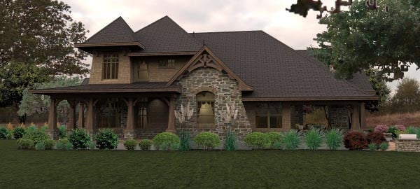 Craftsman, Tuscan Plan with 3069 Sq. Ft., 4 Bedrooms, 4 Bathrooms, 3 Car Garage Picture 3