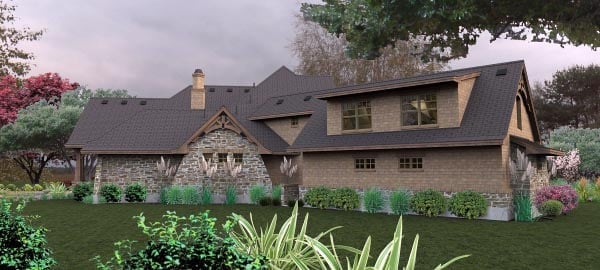 Craftsman, Tuscan Plan with 3069 Sq. Ft., 4 Bedrooms, 4 Bathrooms, 3 Car Garage Picture 7