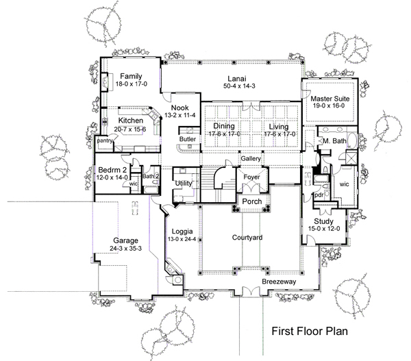 House Plan 65883 Level One