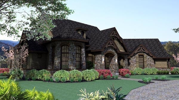 Craftsman, Tuscan Plan with 2595 Sq. Ft., 3 Bedrooms, 3 Bathrooms, 2 Car Garage Picture 3