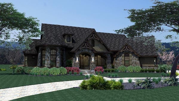 Craftsman, Tuscan Plan with 2595 Sq. Ft., 3 Bedrooms, 3 Bathrooms, 2 Car Garage Picture 5