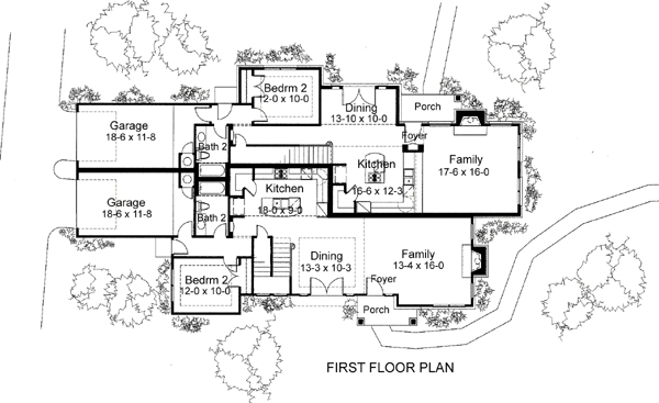 Multi-Family Plan 65895 Level One