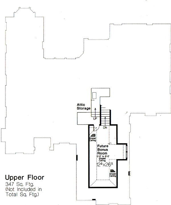 House Plan 66052 Level Two