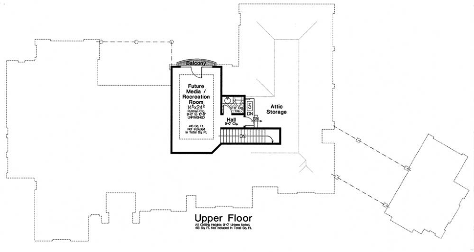 House Plan 66248 Level Two