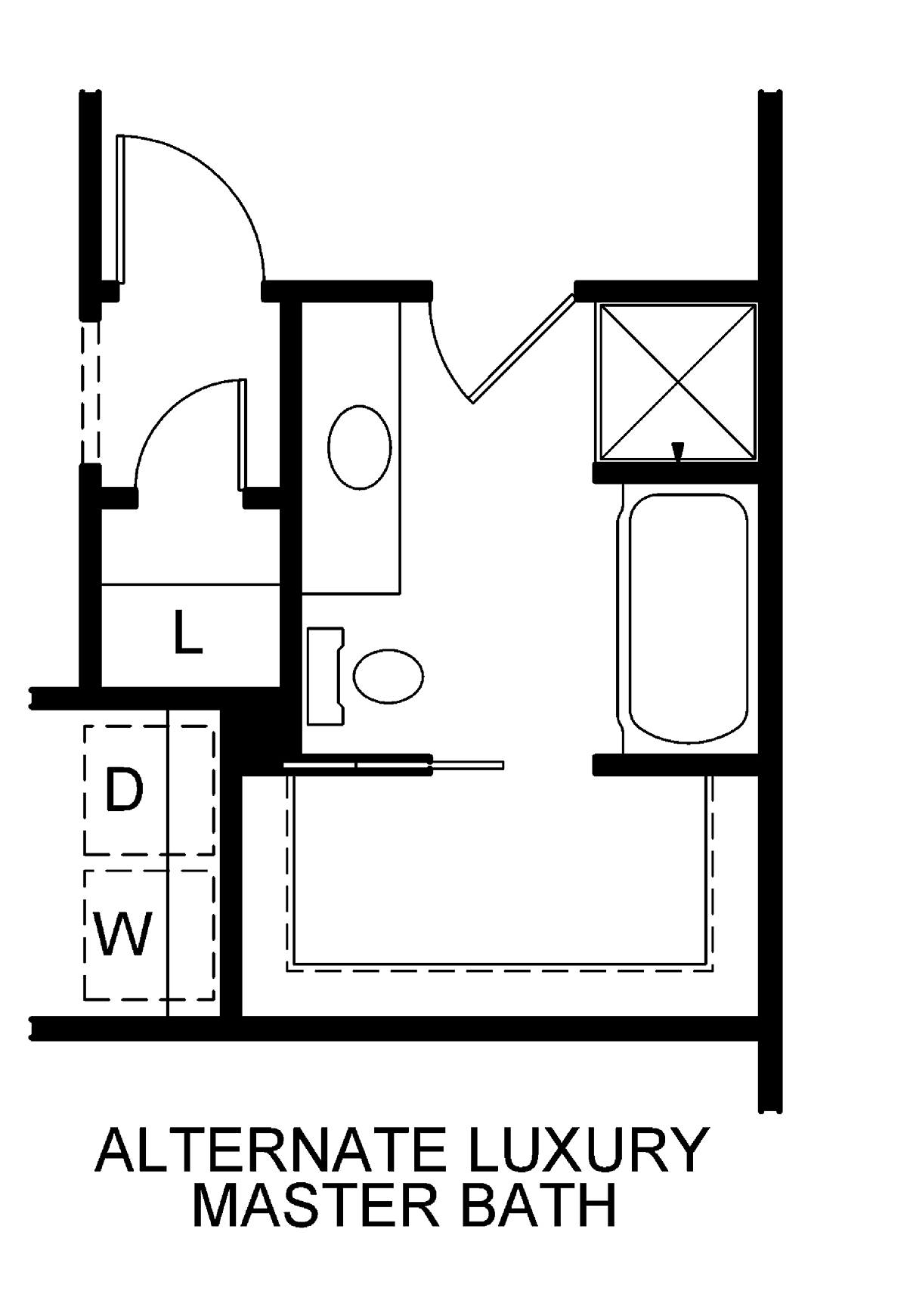 House Plan 66577 Alternate Level One