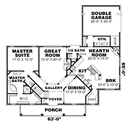 First Level Plan