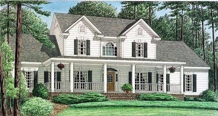 Plan 67122 - 3619 Square Feet