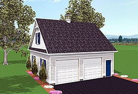 Plan 67299 - 448 Square Feet