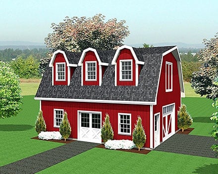 Plan 67302 - 570 Square Feet