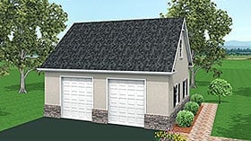 Plan 67304 - 512 Square Feet